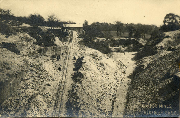The incline out of West Mine in the early 20th century The incline out of West Mine in the early 20th century