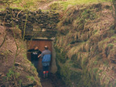 The adit entrance