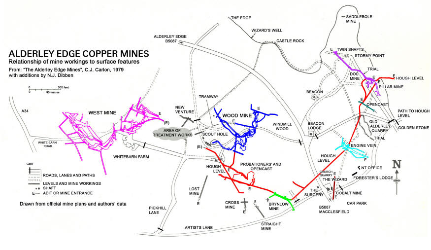 Map of the mines, click on a mine