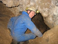 Inside Symonds Yat caves