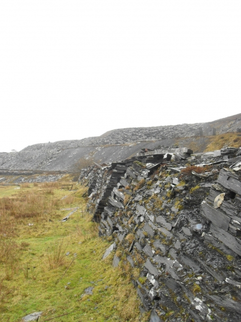 Part of the workshop wall, heavily reinforced