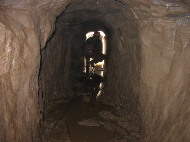 The coffin level off the Wharf Pipe