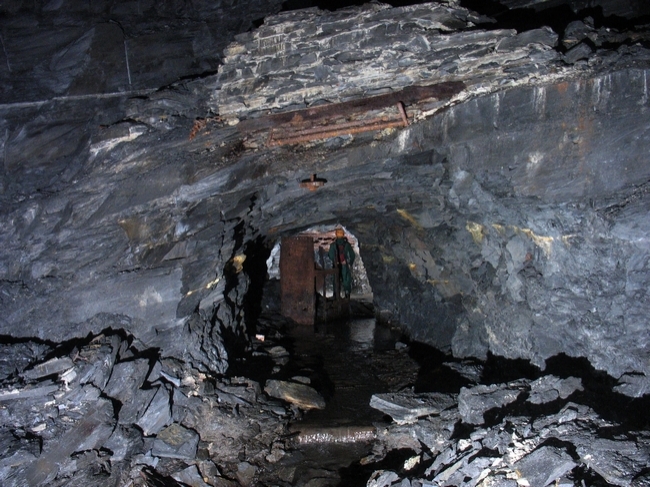 Towards the entrance of the western section