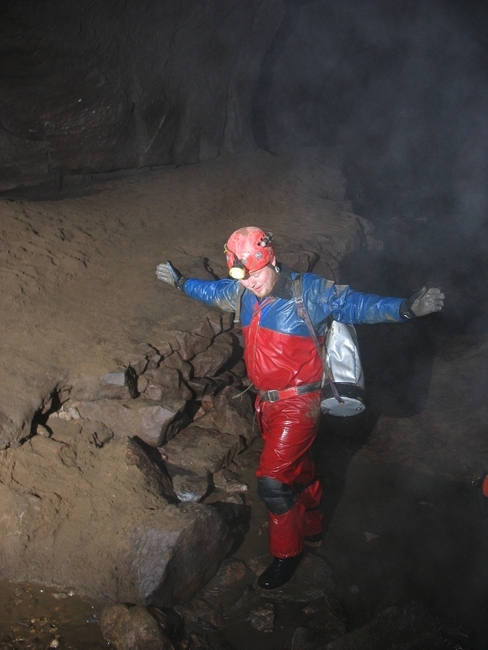 Kieran shows how clean his new suit is