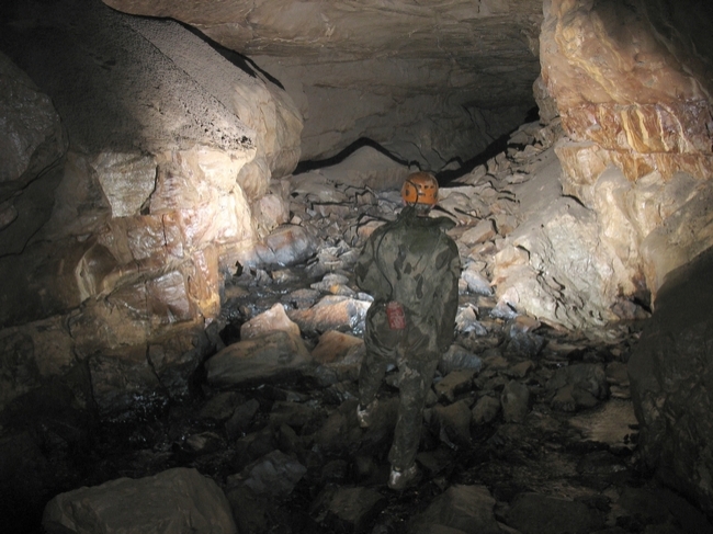 The river passage near the end