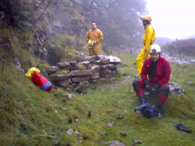 A misty murky day at Easegill Beck - clean