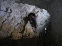 Descending the upper ladder :: Date 2012:01:31 20:15:37 :: Taken by Nigel Dibben :: Camera Canon PowerShot A610