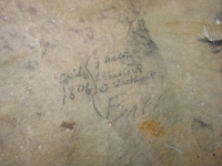 Graffiti from 1896 :: Date 2012:01:31 21:11:47 :: Taken by Nigel Dibben :: Camera Canon PowerShot A610