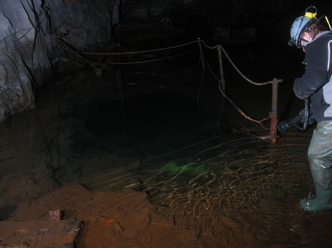Another view of the incline - flooded