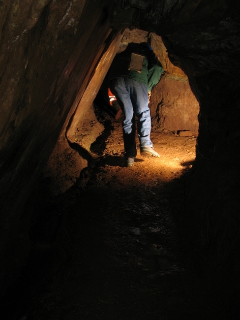 You have to duck slightly