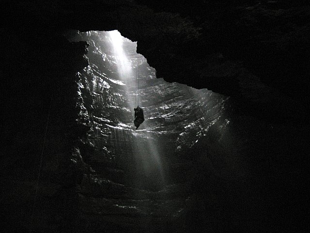 Coming out on the winch