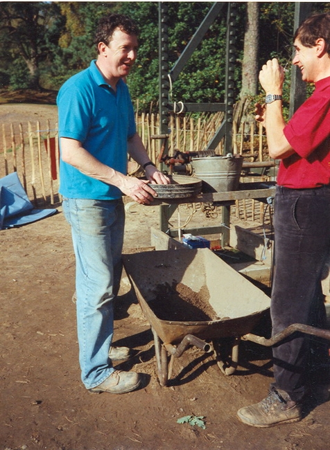 Pot Shaft archaeological dig with DCC members working on it
