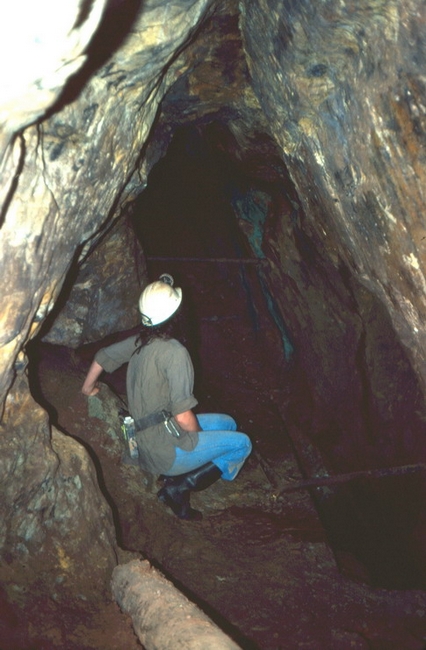 Fault in Blue Shaft passage