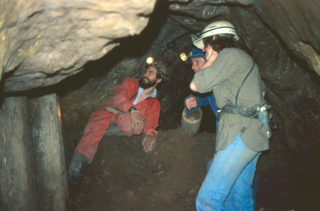 Digging Blue Shaft passage