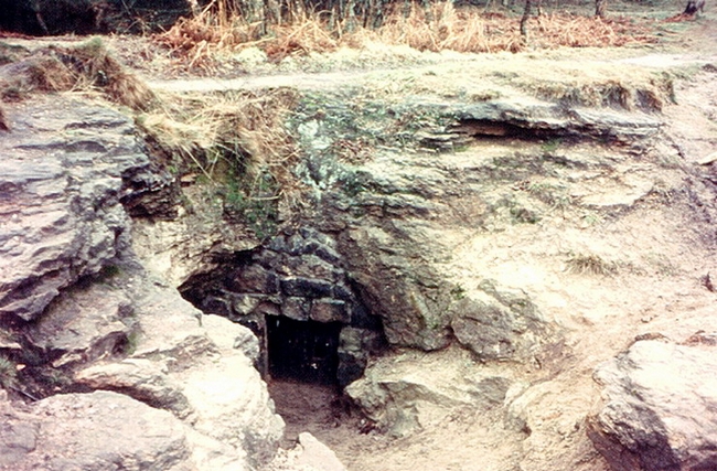 New entrance (before enlarging)