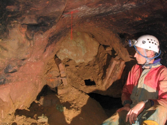 The ore chute from the east side of the Brynlow Field Opencast