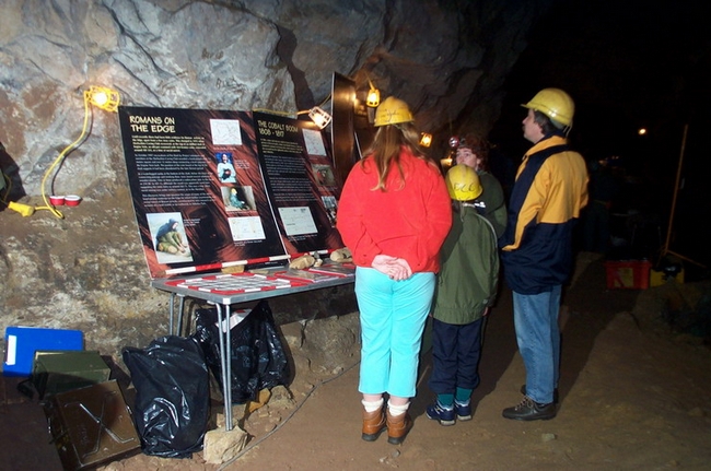 Displays in Sand Cavern