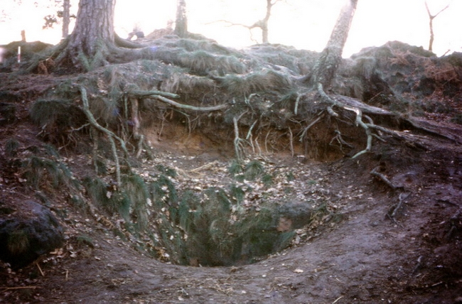 Saddlebole side entrance - now hidden following excavation