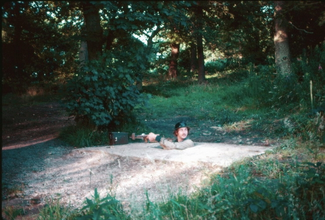 Wood mine manhole entrance