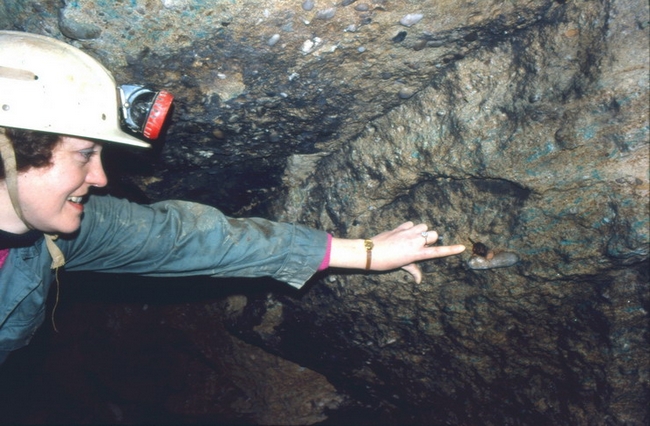 A candle in the lower levels