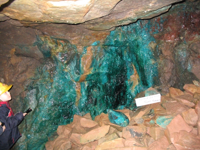 Second green waterfall