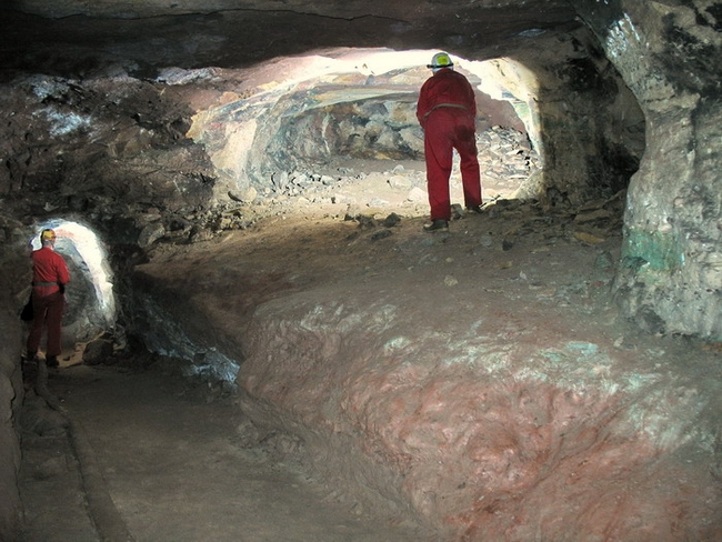 Stope at the Blue Lake junction