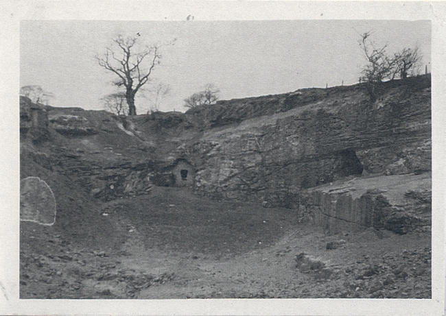 Date unknown but probably late 50s as entrance is bricked, partly filled and has hole in centre