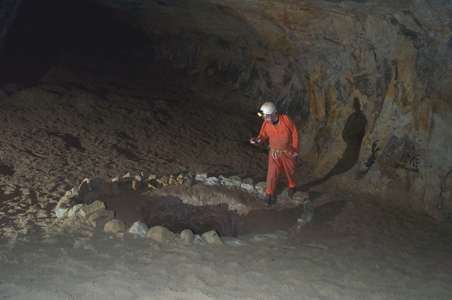 Shaft at the end of the mine