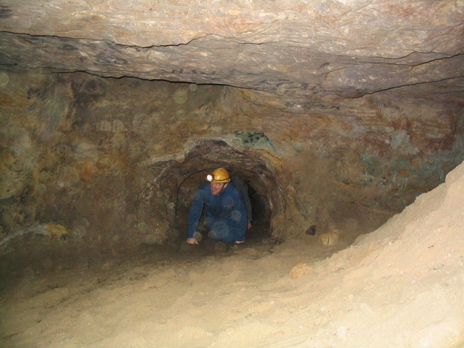At the end of the mine