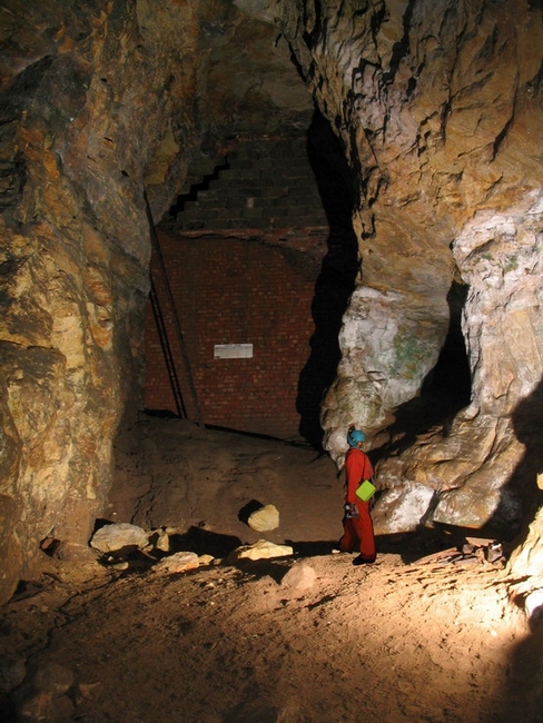 Inside the old entrance