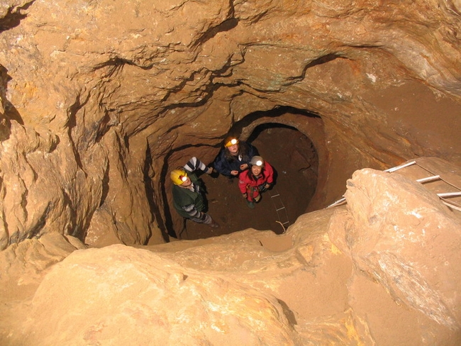 Looking down Chain Shaft