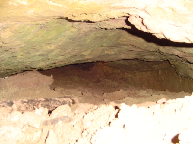 Passage at the bottom of Plank Shaft