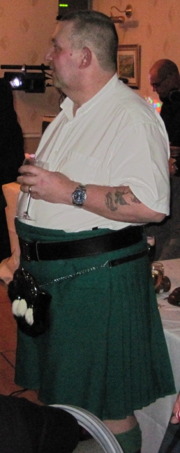 Paul in his dinner dress Paul in his dinner dress