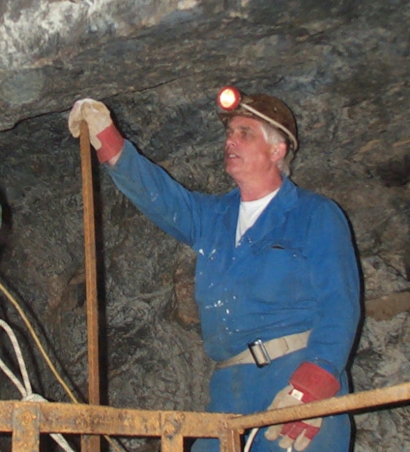 Doug at Junction Shaft Doug at Junction Shaft
