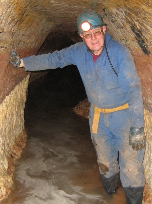 Steve at home in the Cobalt Mine Steve at home in the Cobalt Mine