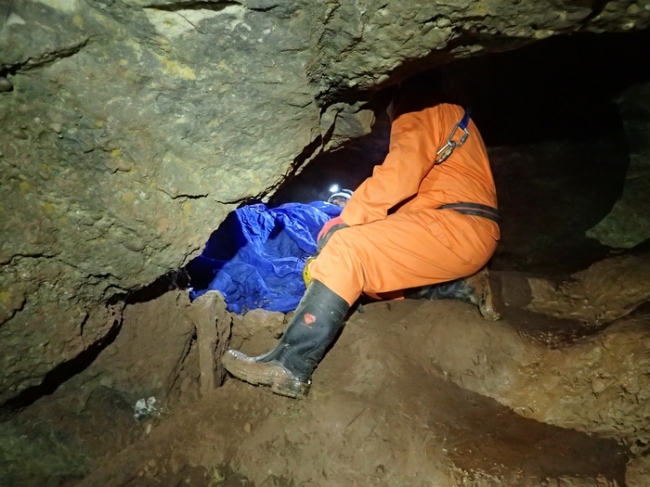 Attending to the second casualty