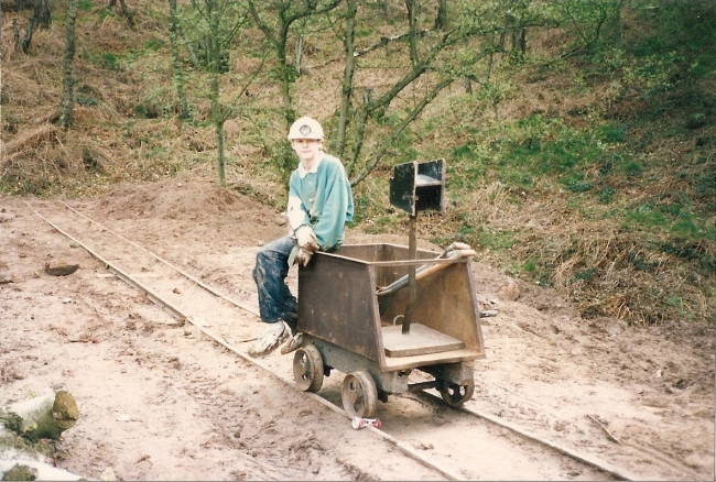 A young me at the Hough Level entrance A young me at the Hough Level entrance