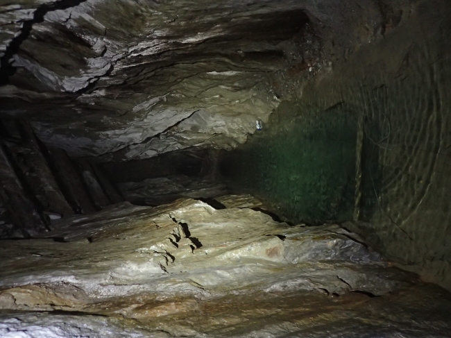 Stoped out section on the upper level