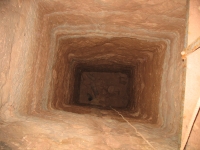 1870s exploratory downward shaft - Wood Mine