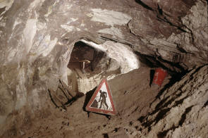 The dig at Roadworks Shaft in Wood Mine (see Report 10)