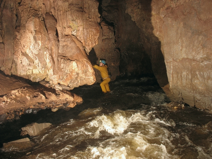 Bridge Cave in high water conditions