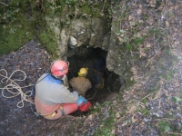 Picture 4: Lay-by Pot Mine Shaft Entrance Neil Kieran and Allan