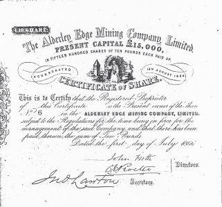 Share certificate (1862)